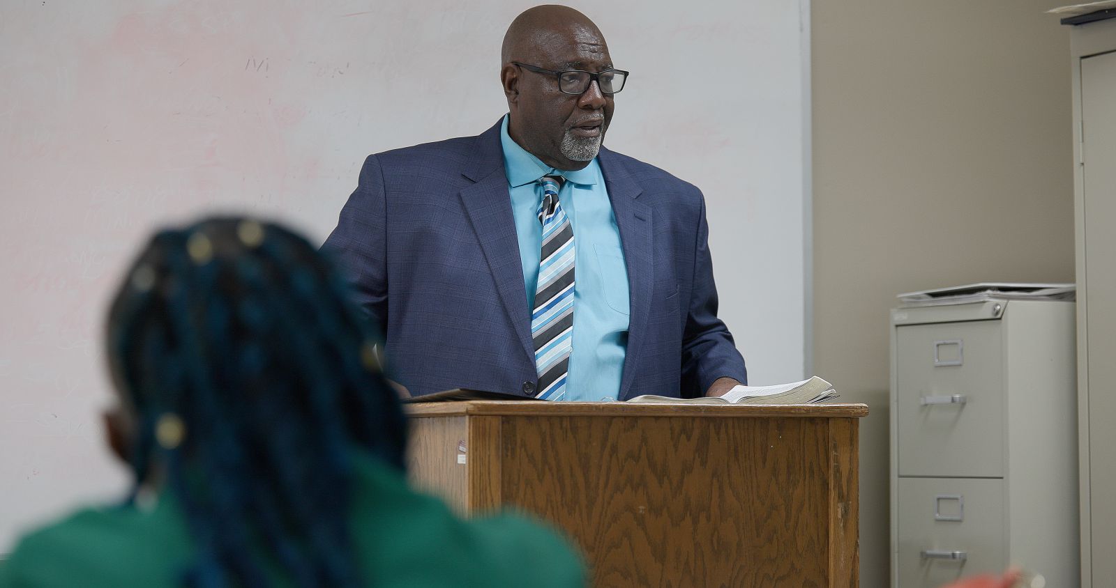 Man teaching a Sunday school class